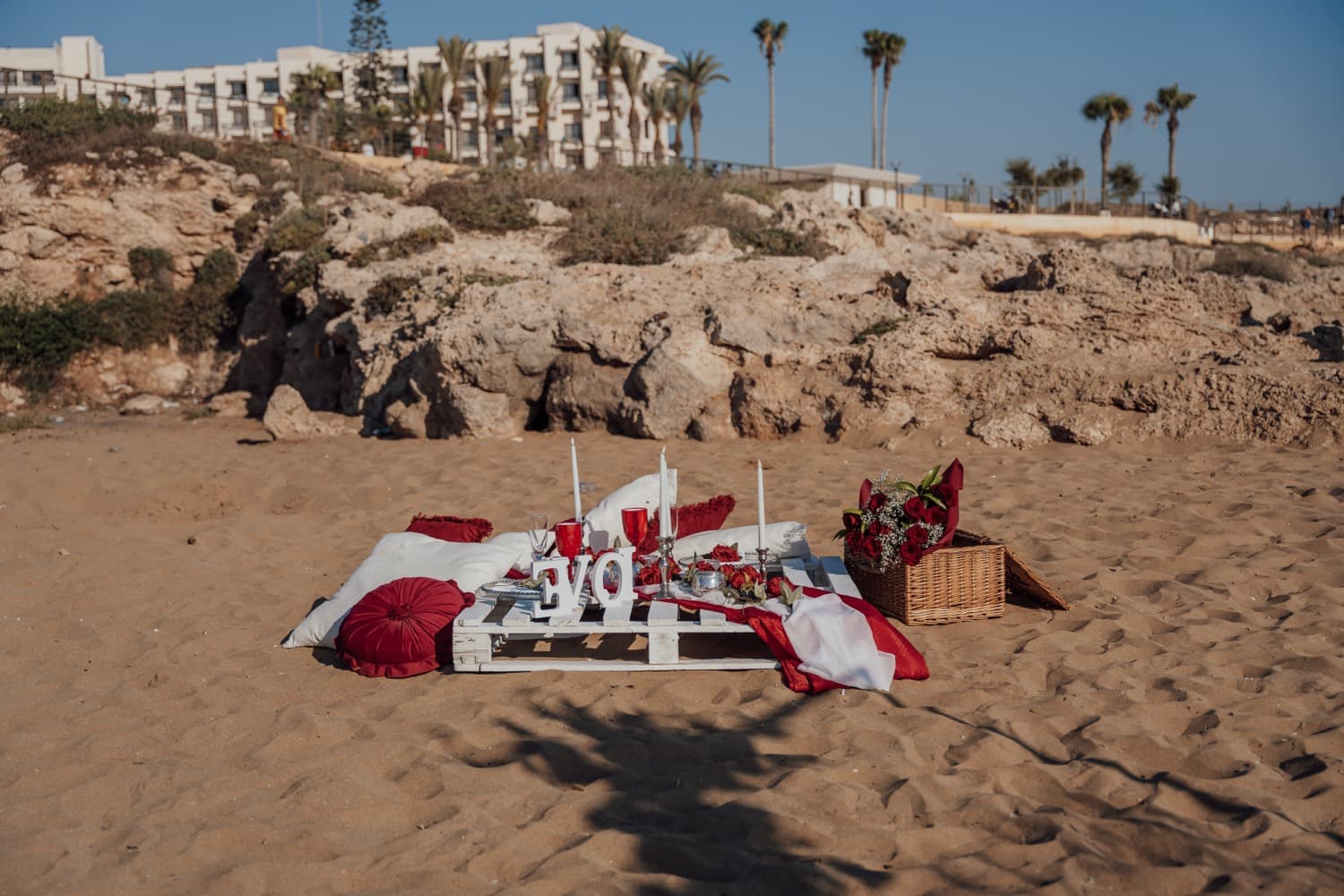 A real marriage proposal moment in Cyprus
