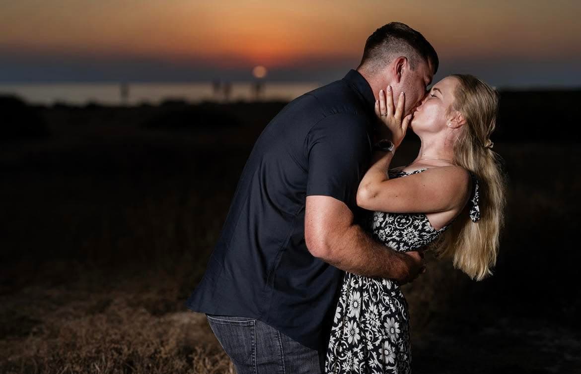 A real marriage proposal moment in Cyprus
