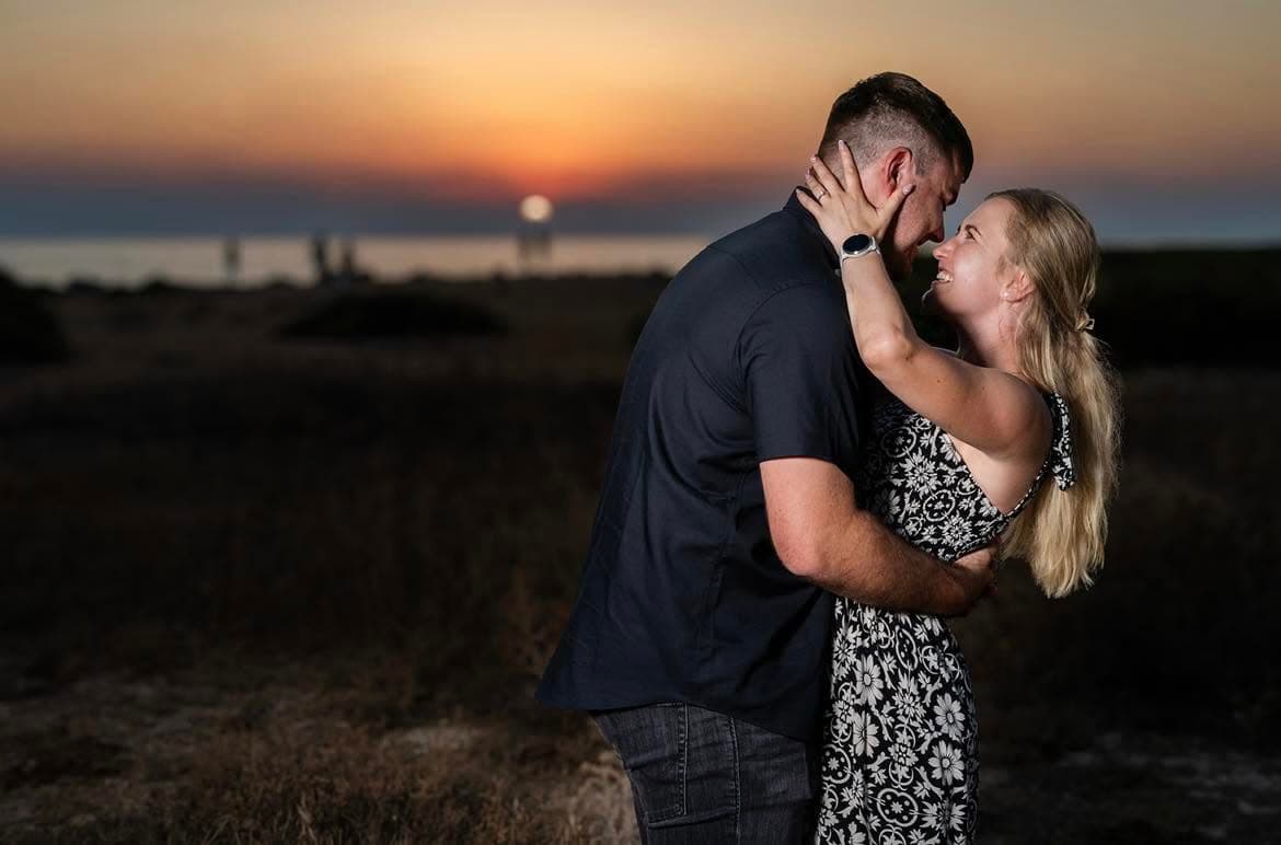 A real marriage proposal moment in Cyprus