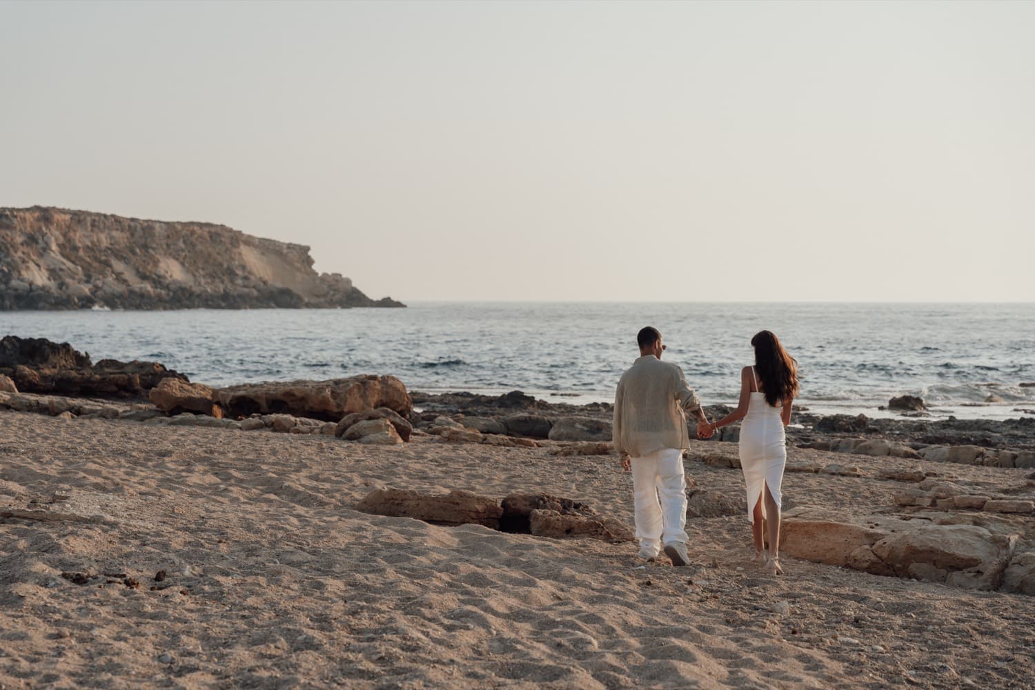 Beach Picnic Proposal at Konnos Bay