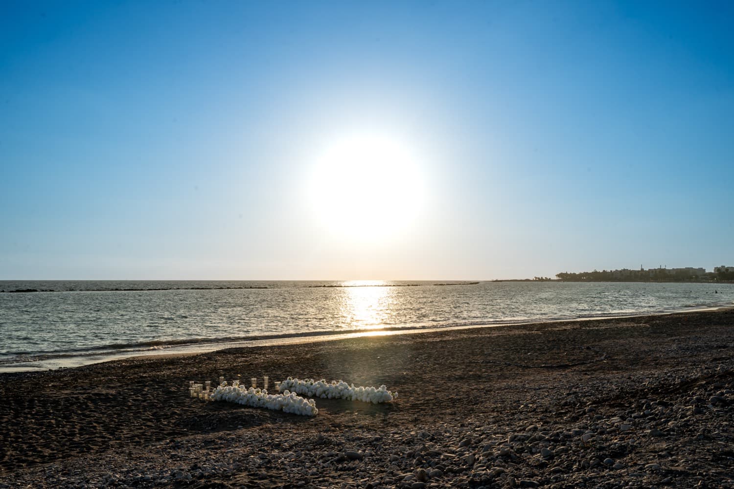 Beach Picnic Proposal at Fig Tree Bay