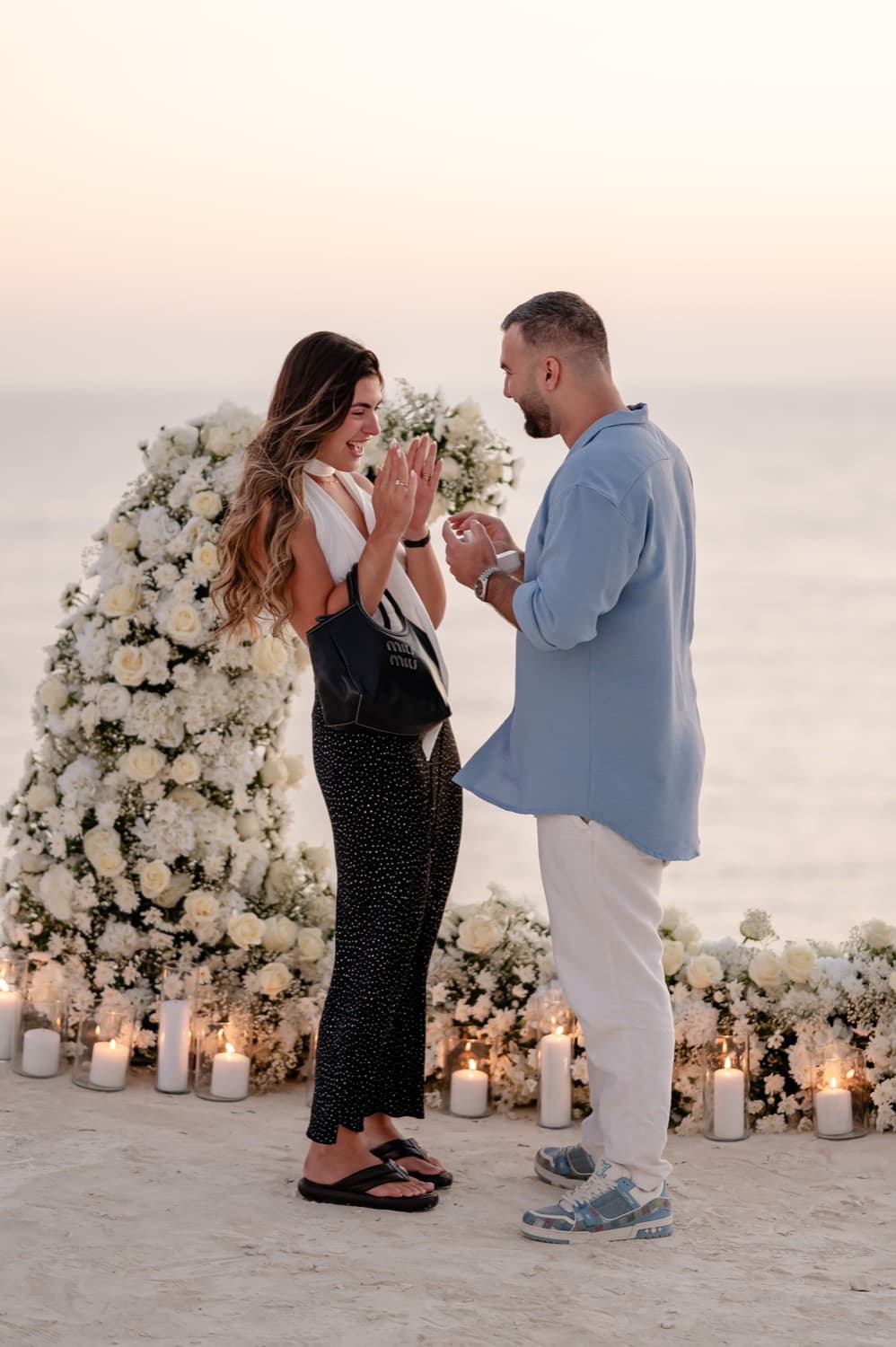 Sunset Proposal at Pissouri Viewpoint