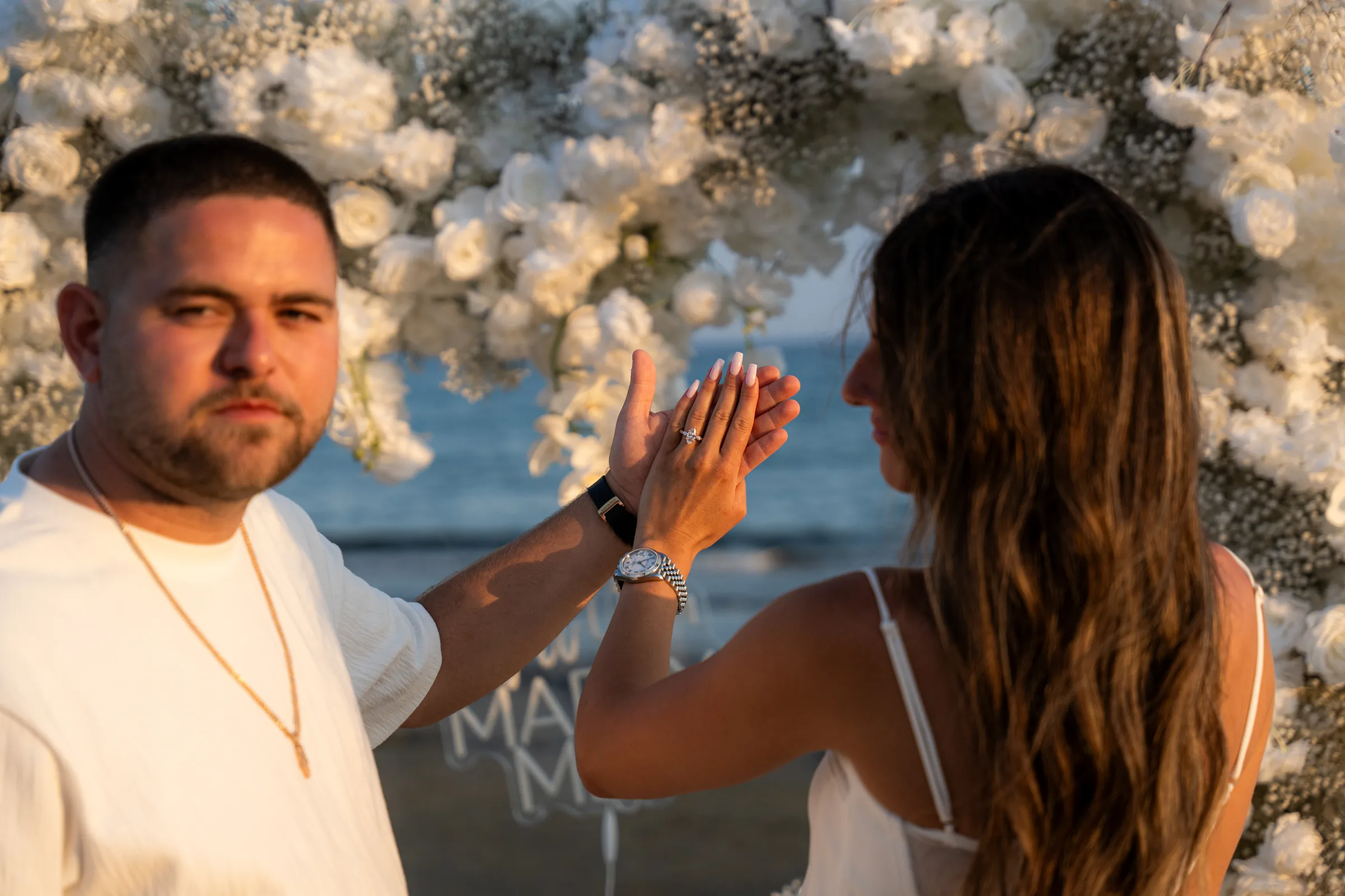 White Rose Beach & Lights proposal in Cyprus — photo 6